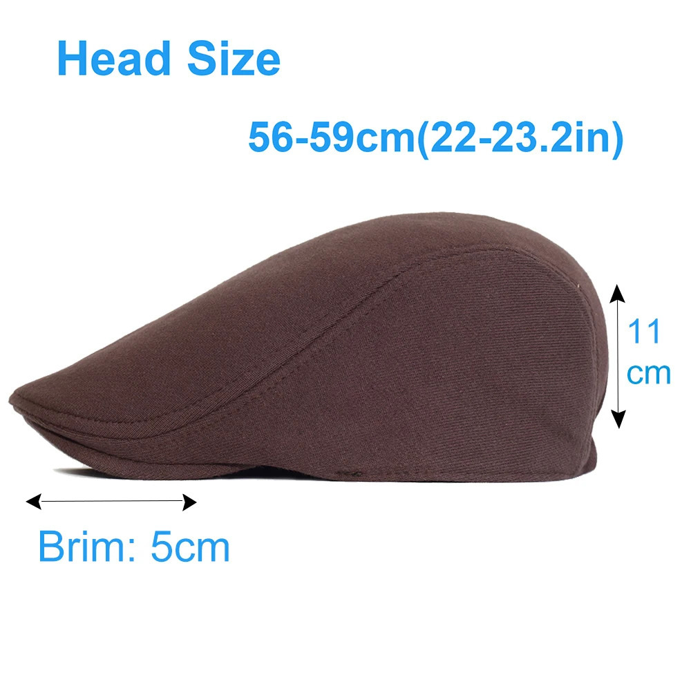 Cotton sboy Caps Men Women Hat Soft Casual Beret Solid Unisex Retro Hat Driver Flat Cap The waiter Cap 260205