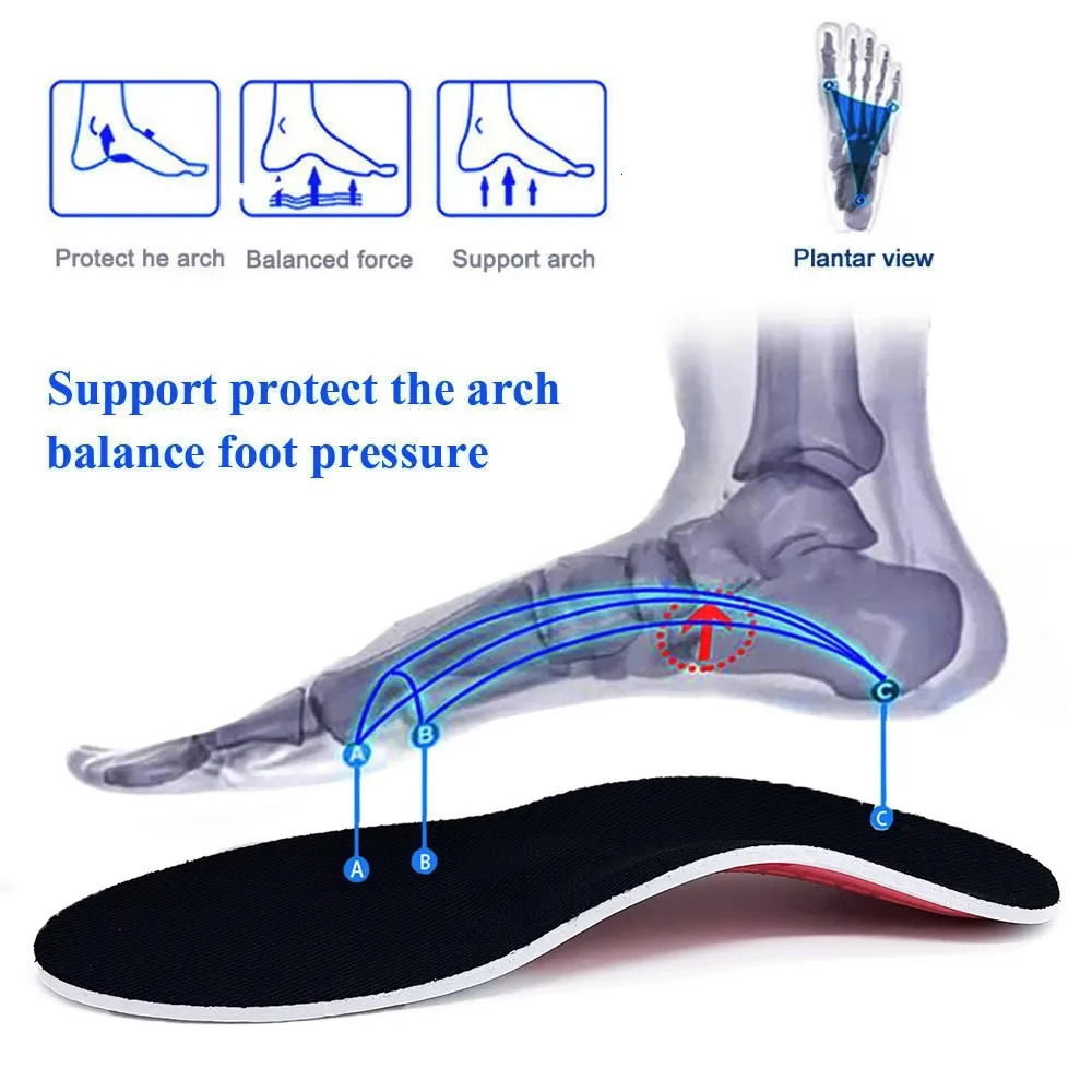 Ortic Insole Arch Support Flatfoot Orthopedic Insoles For Feet Ease Pressure Of Air Movement Damping Cushion Padding Insole 260124