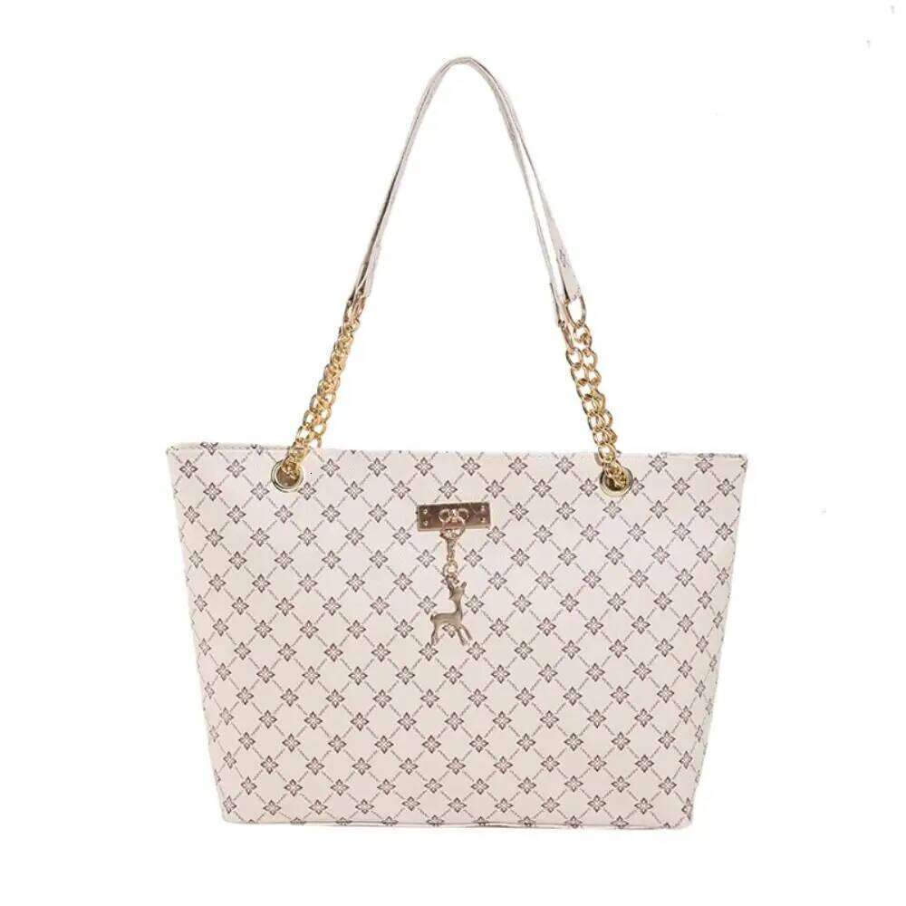 Women Luxury Design Tote Large Capacity Handbag Fashion Printing Shoulder Trendy New Shopping Bag Purse C260207