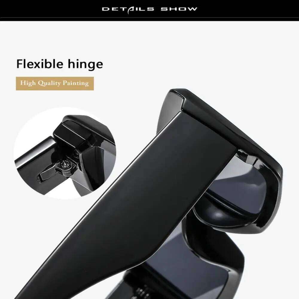 Fashion Candy Color Rectangle UV400 Protection Full Framework Square Sunglasses Eyeglasses for Men & Women Y260207