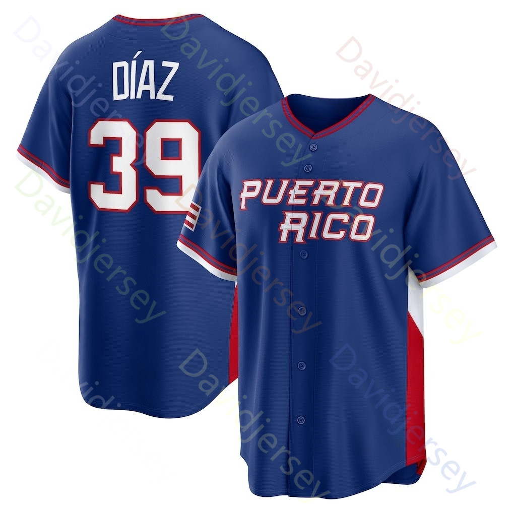 Team Puerto Rico 2026 WBC World Baseball Classic Jersey Yadier Molina Edwin Diaz Martin Maldonado Nolan Arenado Roberto Clemente Cortes Vazquez Torres