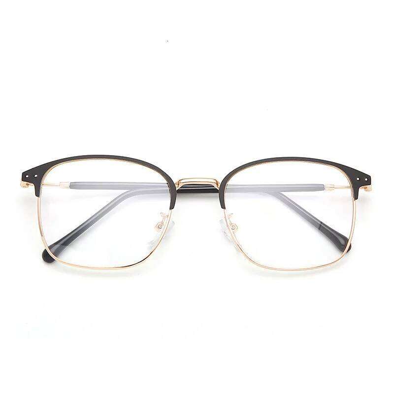 Photochromic Frameless Eyeglasses Fashion Anti Radiation Eye Sunglasses for Men Korean Glasses Rectangle Compute Y260207