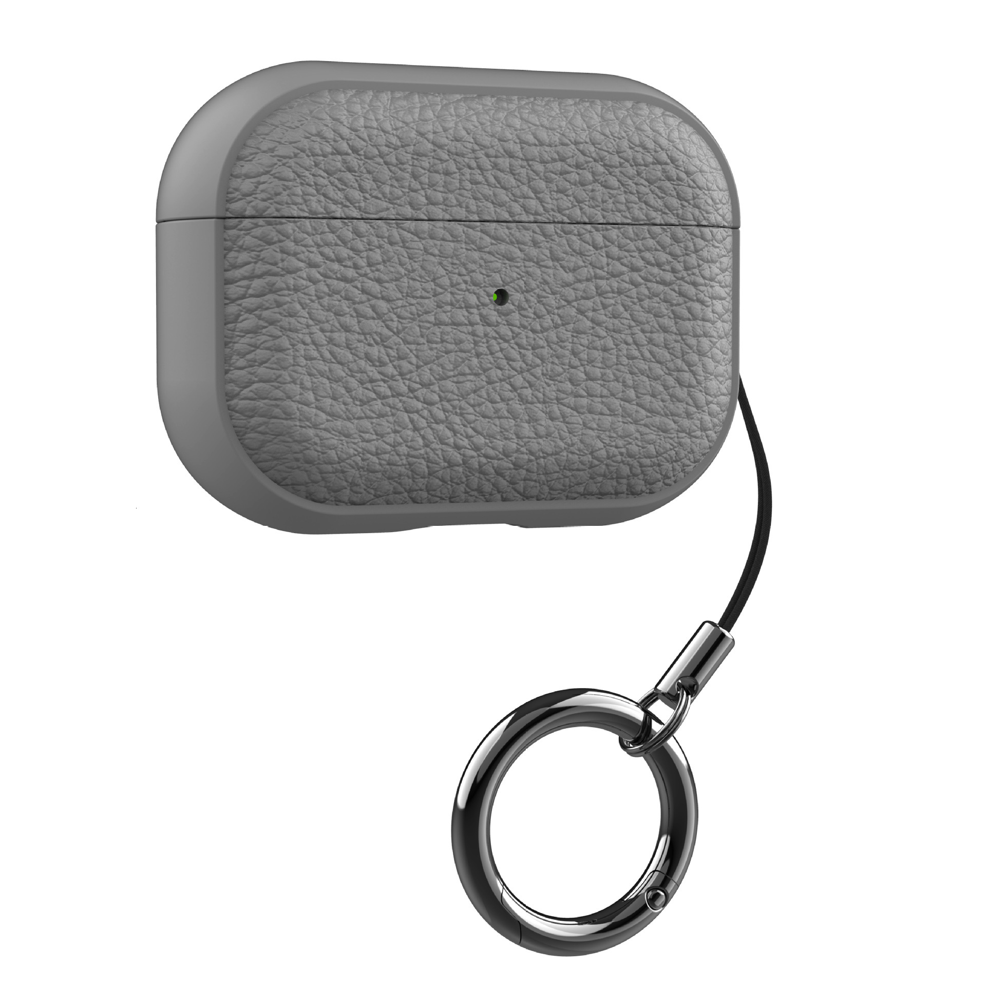 Simple lychee-pattern leather suitable for AirPods 4th 2nd 3rd generation, Pro 2, Apple Bluetooth earphone case