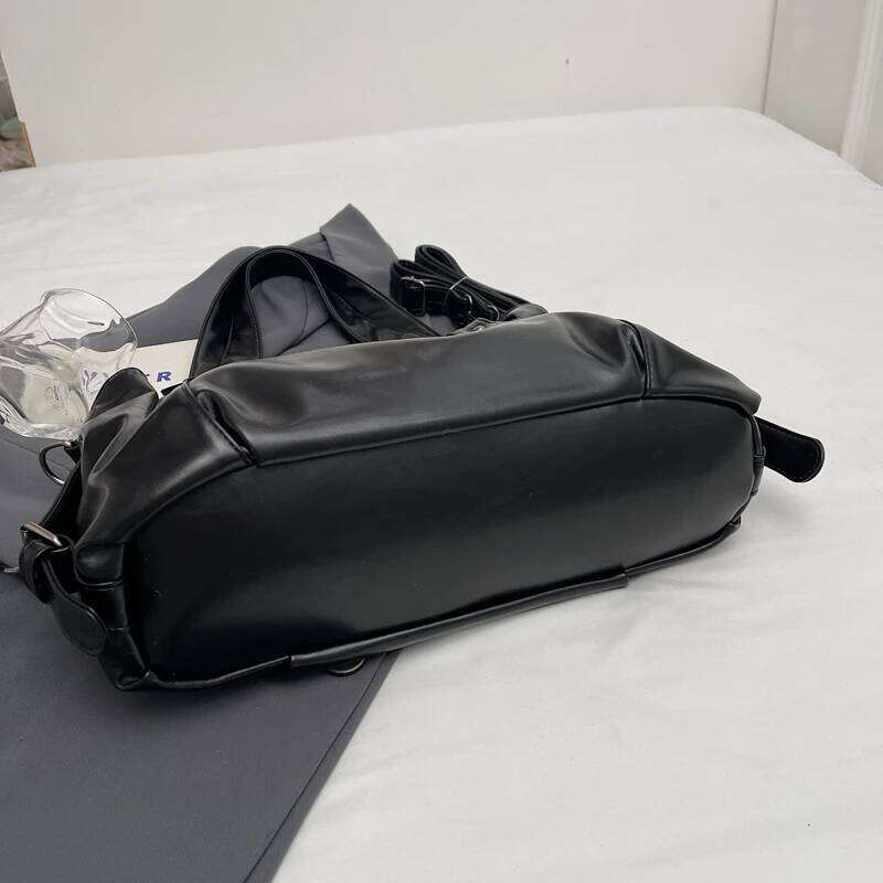 Large Capacity PU Shoulder Thread Solid Casual Tote Crossbody Bag 2025 Hot Sale Bags for Women Bolsas Femininas C260207