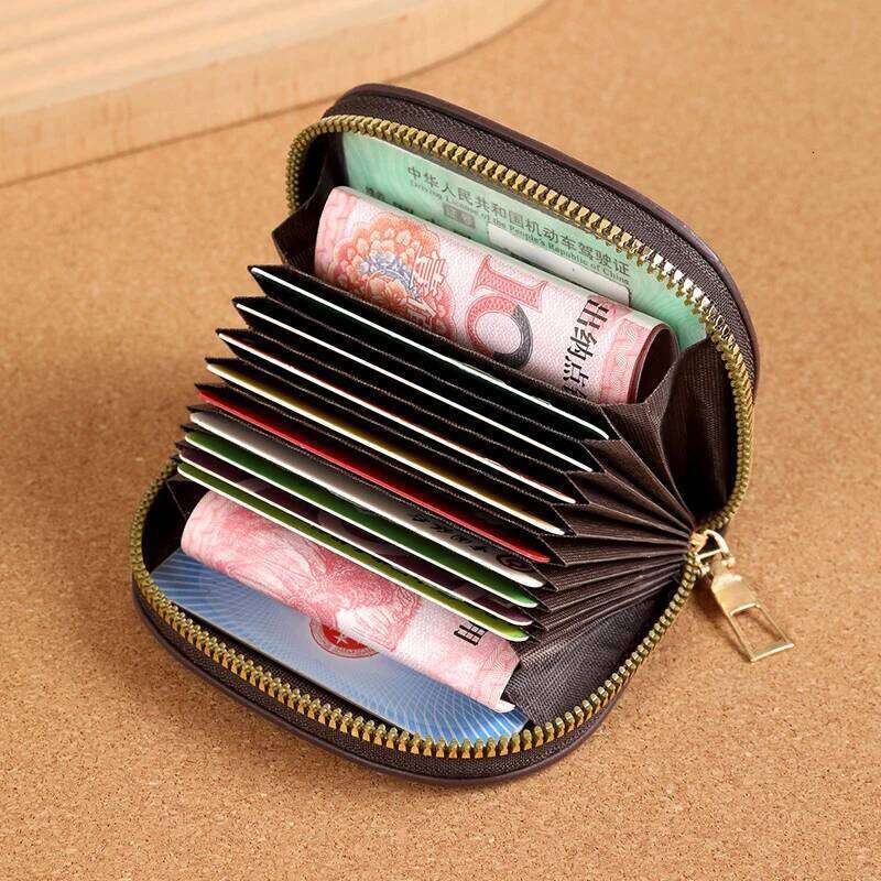 Kawaii Cartoon Retro Card Girls Fashion Zipper ID Storage Bag Lightweight Carrying Mini Wallet Women Gifts Y260206