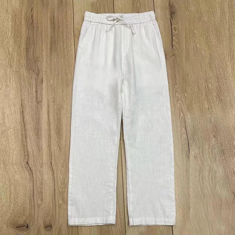 Boho Cotton Linen Pants for Men Summer Lightweight Loose Fit Casual Sweatpants for Walking Jogger Trousers Work 260122