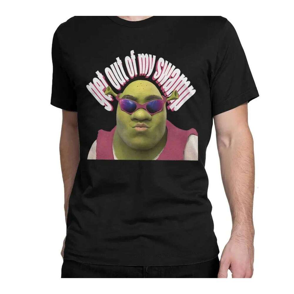 Women's Shrek Fun T-shirt Fashion Short Sleeve Round Neck Print Women Clothing Aesthetic Harajuku Y2k Top Vintage Clothes Cozy C260207