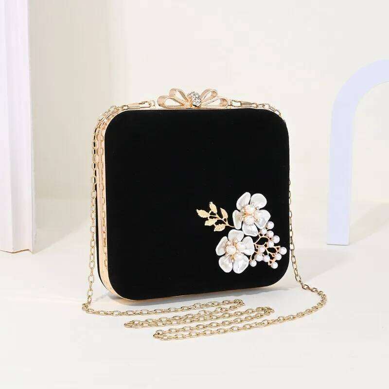 Chinese Style New Elegant Purse for Women Luxury Chain Wedding Banquet Evening Clutch Bag Bridal Party Handbag