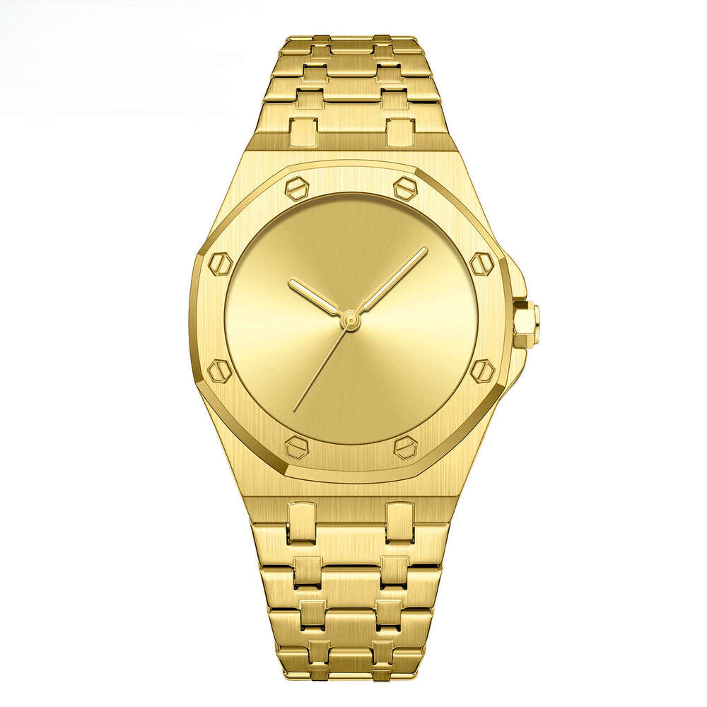 Free Shipping Minimalist Smooth Surface Eight-Sided Waterproof watch