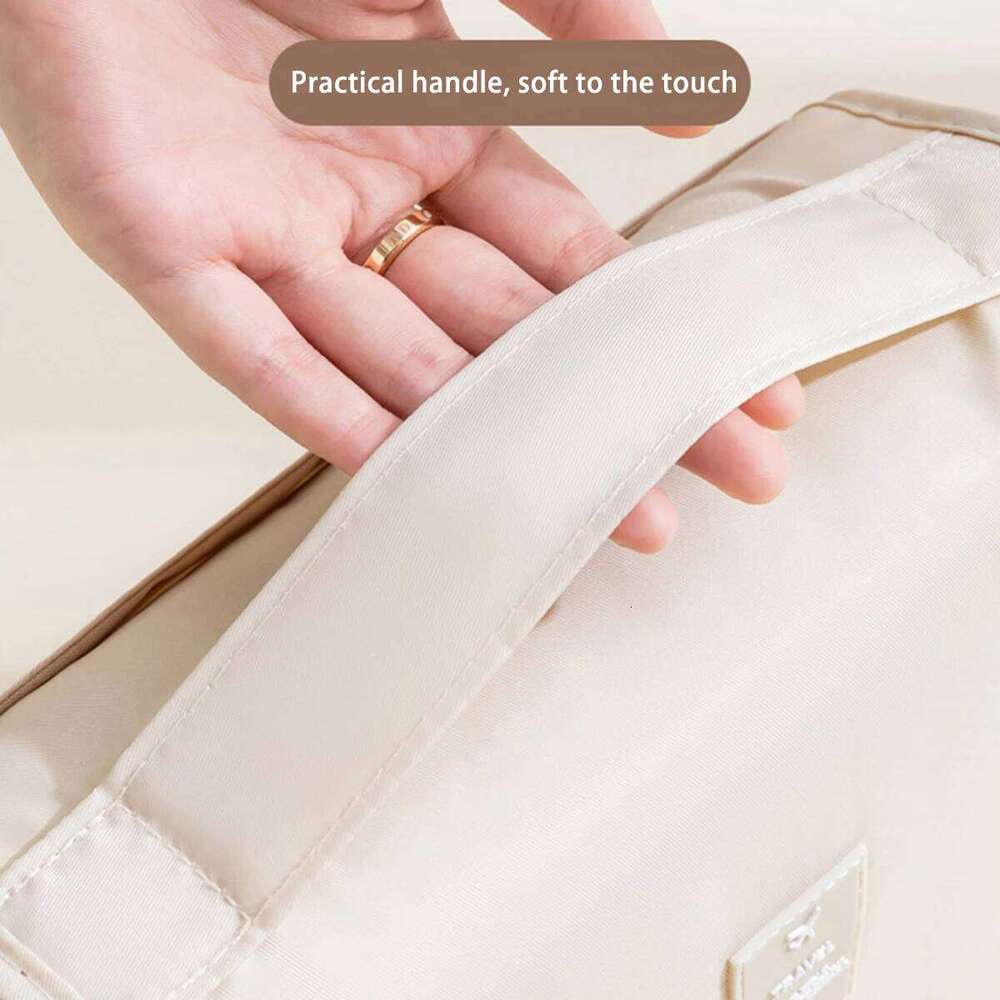 A multi-functional travel bag that can be hung with dry wet separation, a hand-held toiletry and storage bag, one set Y260206