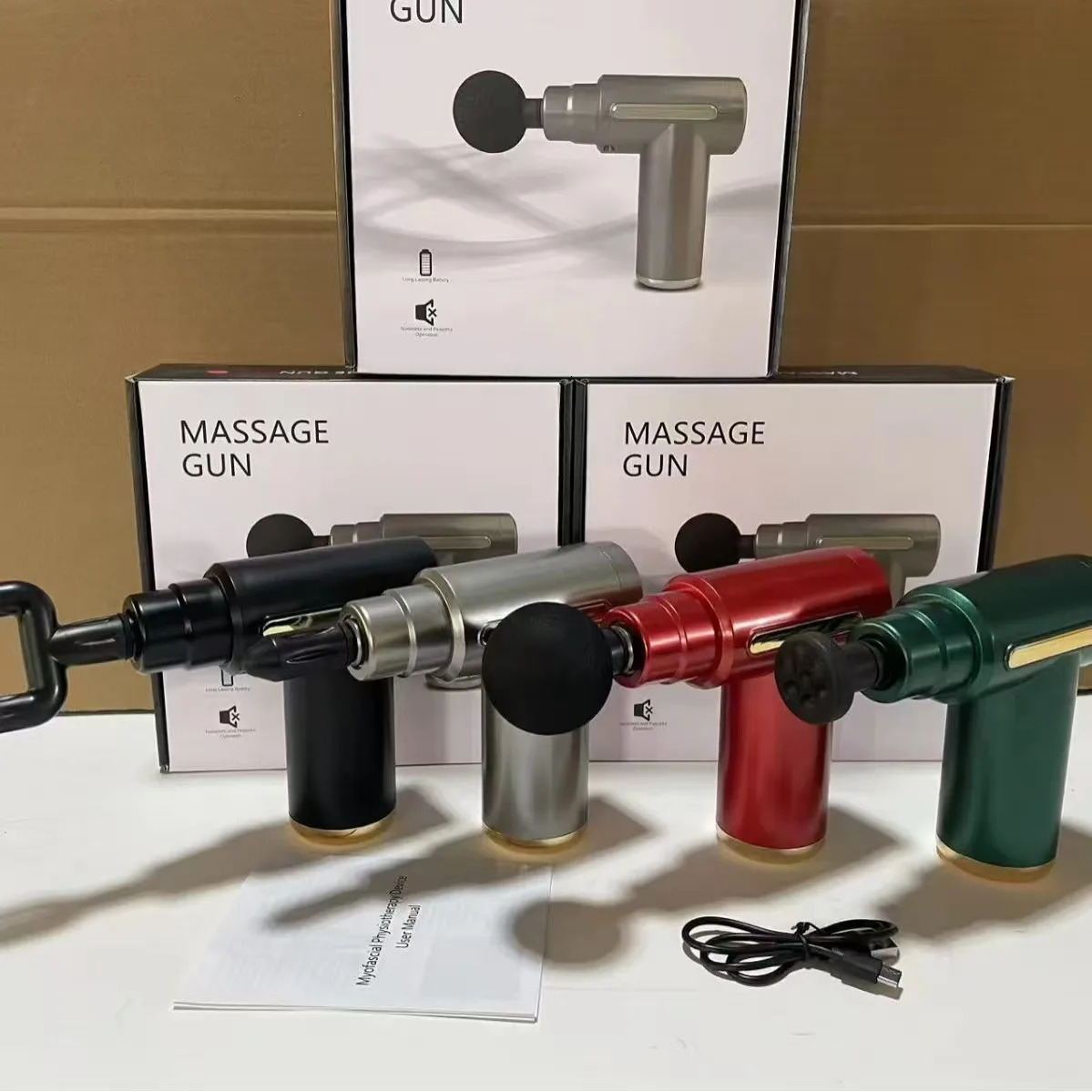 Fascia Gun Muscle Relaxation Massager Electric Vibration Massage Gun Professional Grade Neck Membrane Gun 2026 260129