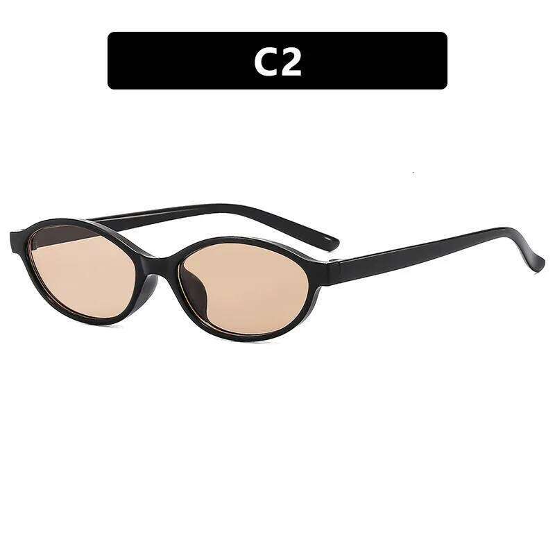 Kedun Fashion Oval Small Frame for Women 2024 New European and American Ins Street Style Sunglasses Trendy Personality Sun Glasses Y260207