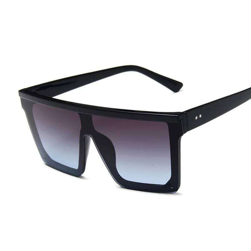 Oversized Shades Sunglasses Man Black Fashion Square Sun Male Vintage Retro Glasses Female Woman Lentes De Sol Hombre Y260207