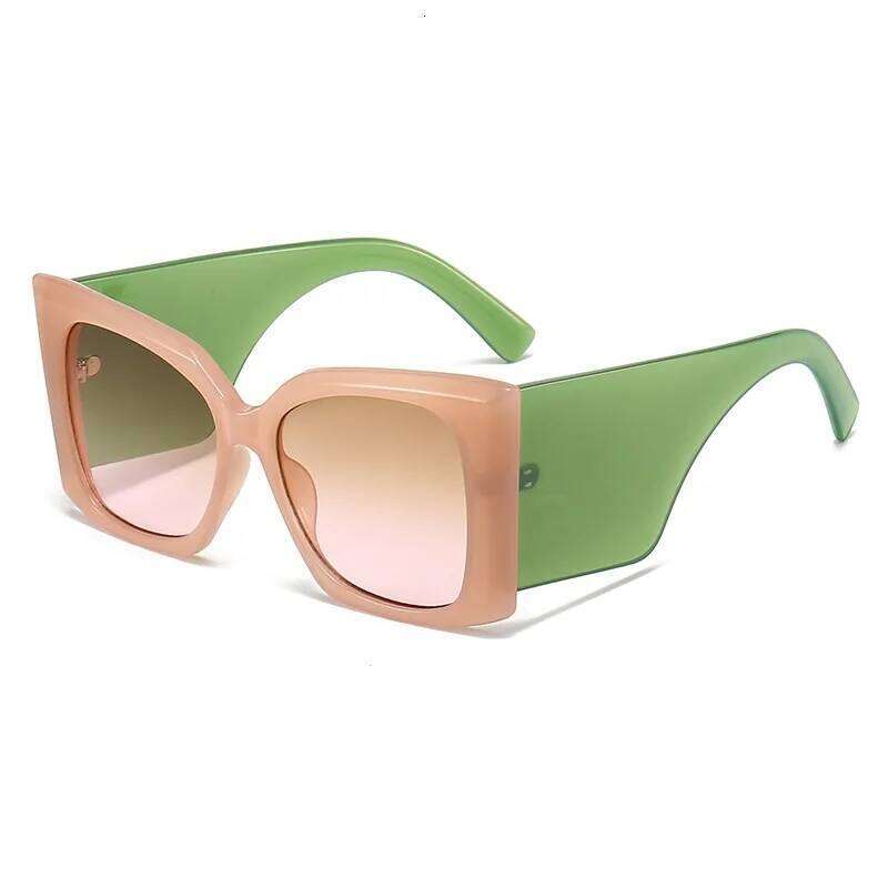 Women Oversize Square Sunglasses Men Wide Glasses Legs Travel Male Shades Female Gafas Oculos Retro Brand Designer Luxury UV400 Y260207