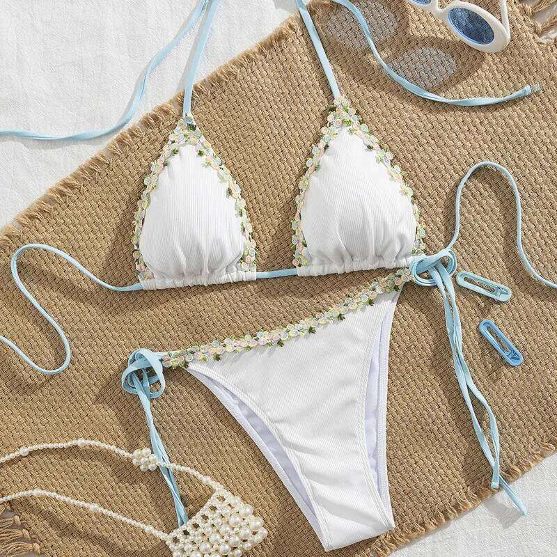Sexy Bikinis 2025 Women's Swimwear Female Swimsuit For Swimming Wear Bathing Suits Brazilian Bikini Set Beachwear Pool Bather C260207