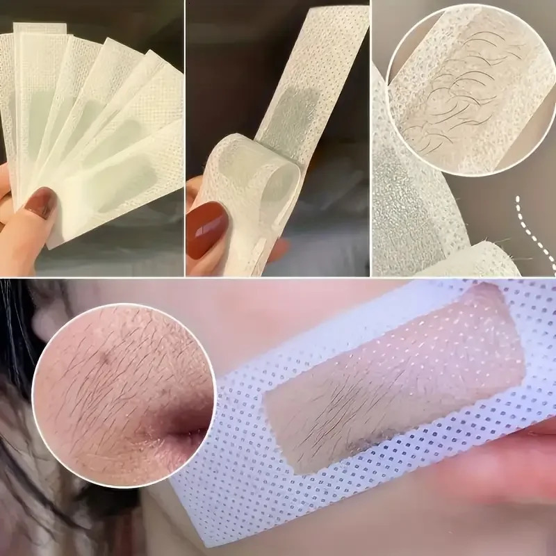 10/20/30/50 Pcs Wax Strips For Wax Paper Cold Wax Strips Paper For Face Neck Arm Leg Body Beauty Tools 260126