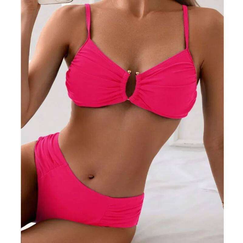 Sexy Bikinis 2025 Women Swimwear Push Up Female Swimsuit For Swim Wear Bathing Suits Brazilian Bikini Set Beachwear Pool Bather C260207