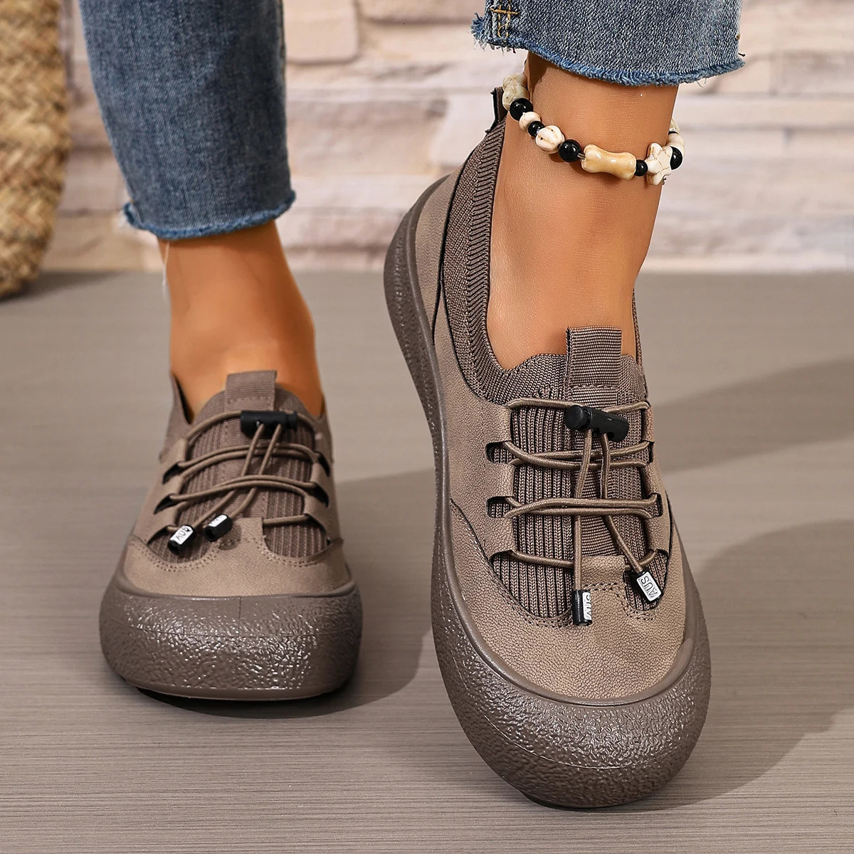 Style Womens Casual Flat Shoes Comfortable and Breathable Single Fashionable 260208