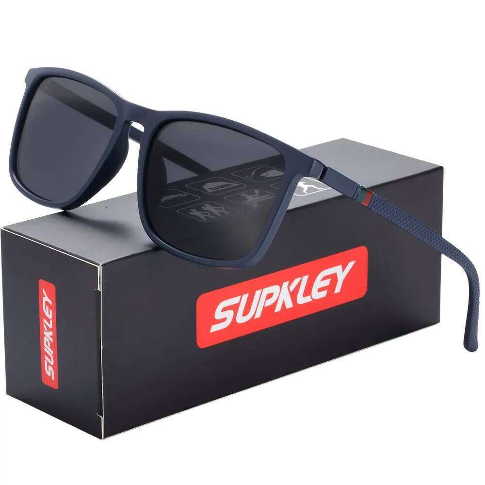 SUPKLEY Sports Sunglasses for Men Polarized Comfortable Wear Square Sun Glasses Male Light Weight Eyewear Accessory with Origina Y260207