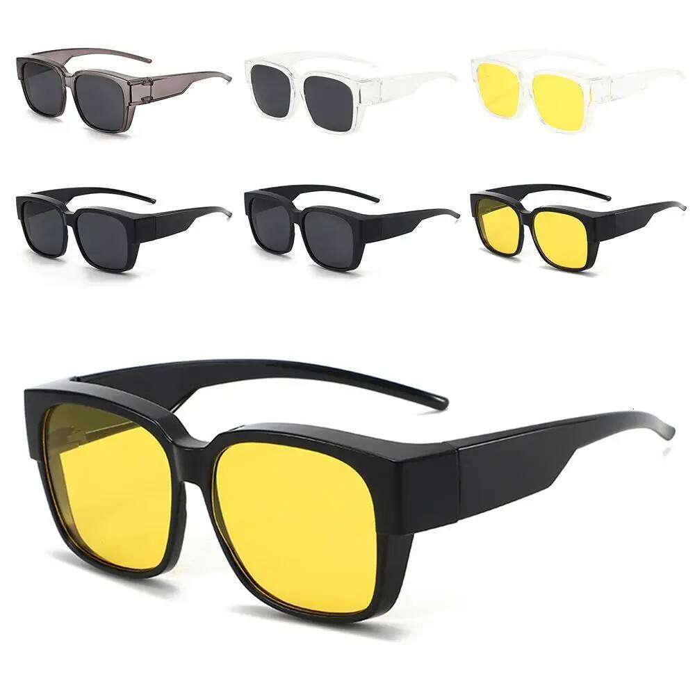 for Driving Riding That Can Be Worn over Other Polarized Fit Over Glasses Sunglasses Square Shades Wrap Around Y260207