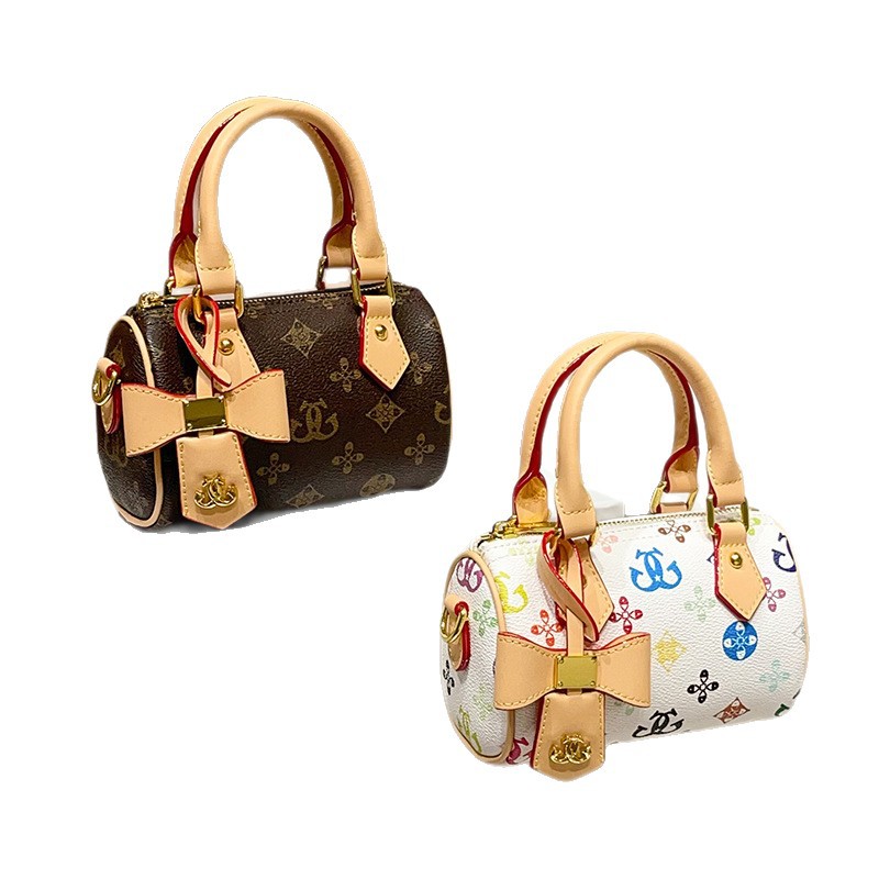 Printed Single-Shoulder Bag Bowling Bag 2026 New Style Armpit Retro Versatile Fashion Handbag Small Women's Bag