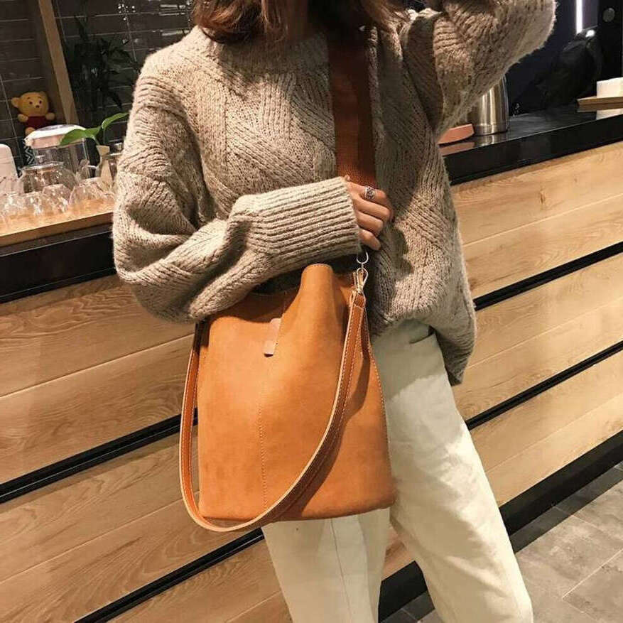 TAURUSCIAGA Luxury Creativity Handbags Ladies Bucket PU Leather Shoulder Large Capacity Crossbody Bags For Women 2025 New Tote Bag