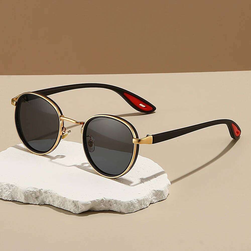 GM LUMIAS Vintage Round Sunglasses Men 2025 New Punk Fashion Shades Women Trendy Luxury Brand Design Casual Anti-UV Sun Glasses Y260207