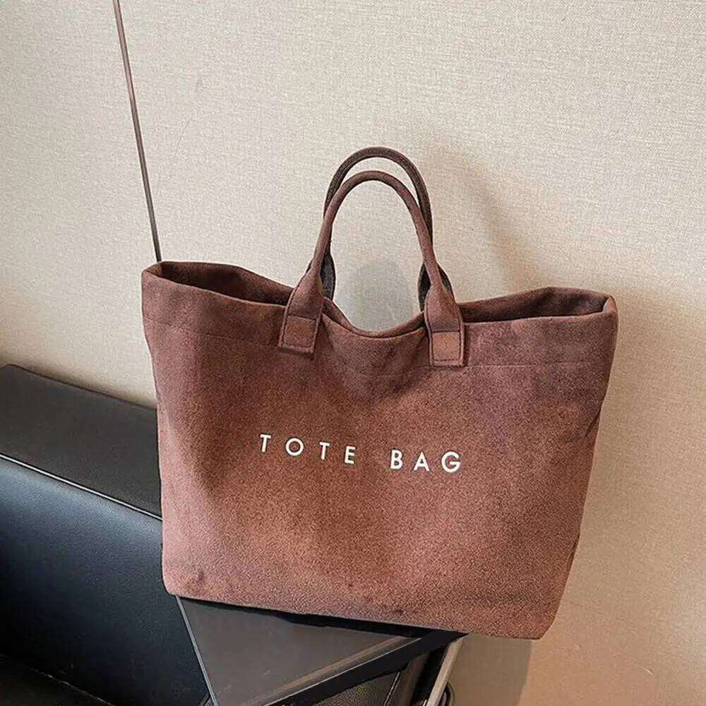 Faux Suede Design Ladies Handbag Female Hobos Shoulder Large Capacity Commuter Tote Bag Bolsa for Work Office C260207