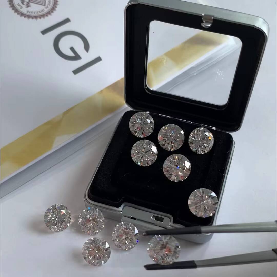 Wholesale IGI Certificate 3CT 4CT 5CT 6CT 10CT Big Size Lab Grown Diamond Loose Diamonds HPHT CVD Lab Grown Diamond