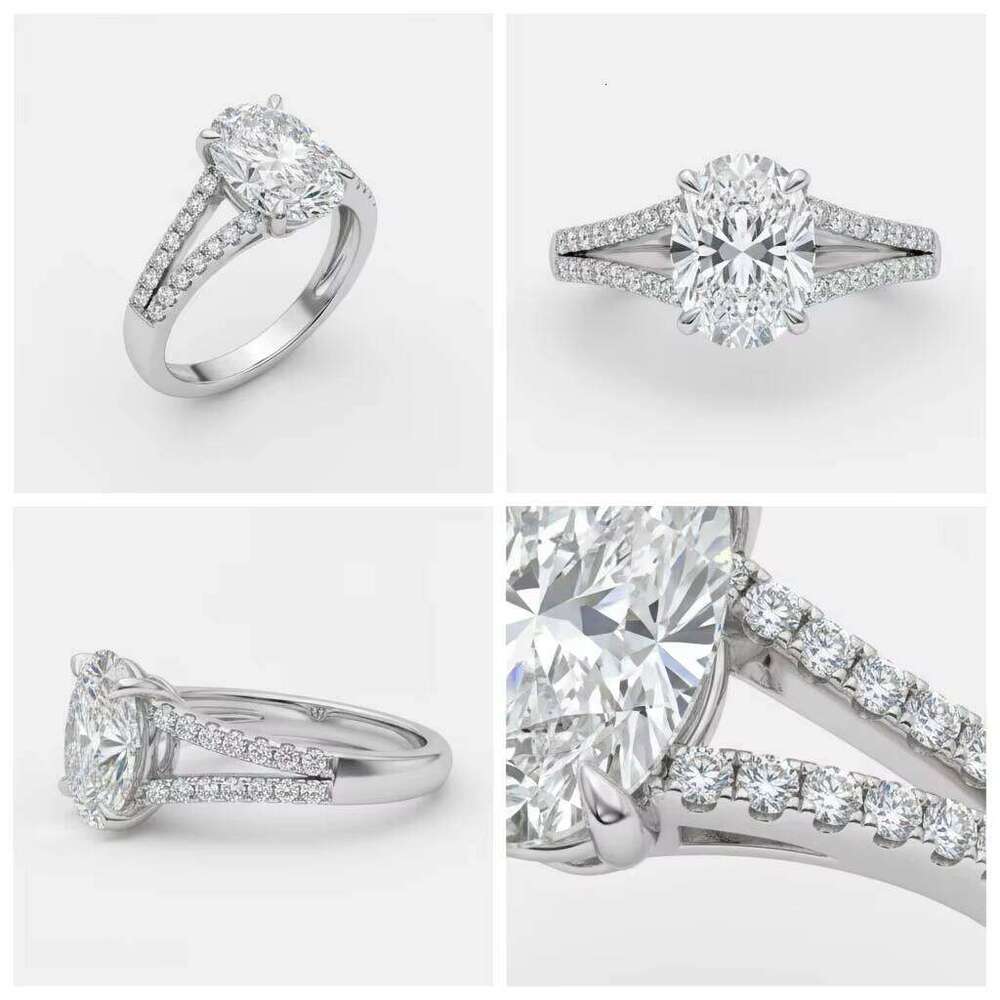 1.5Ct Oval Lab Grown Diamond Split Shank Mobius Infinity Twist Solitaire Ring In 22K Solid Gold
