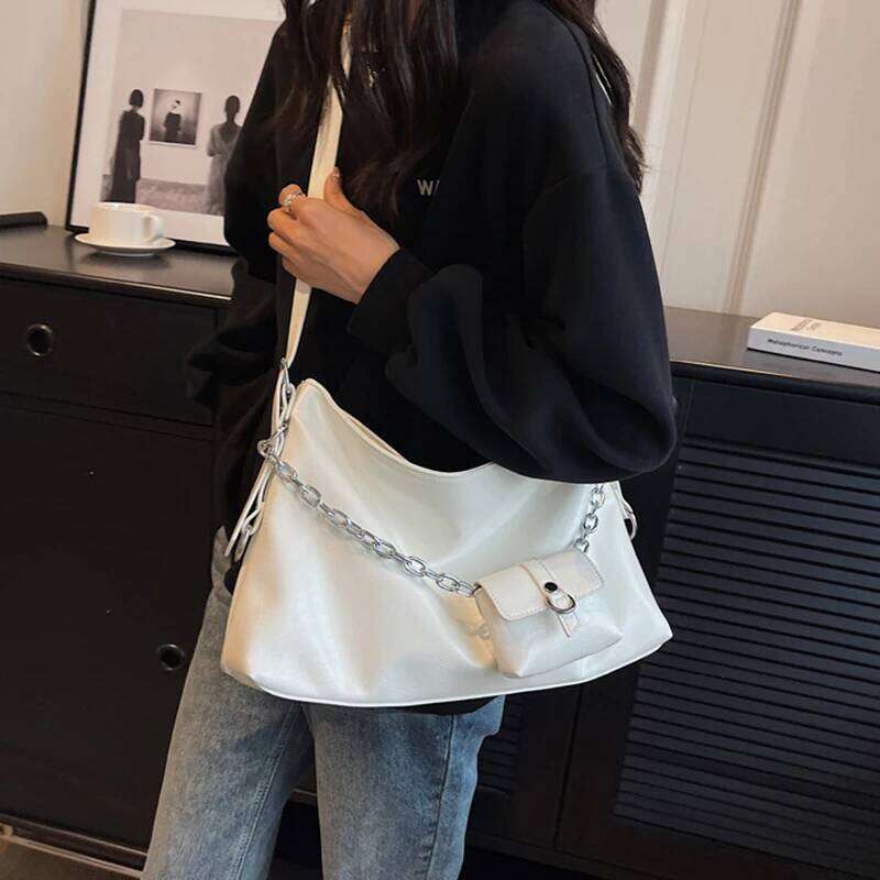 Popular Advanced Women's Underarm Trendy Simple Shoulder Bag, Fashionable Large Capacity Crossbody Bag C260207