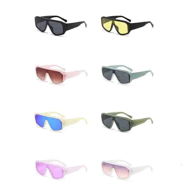 New Y2K Large Frame Joined Body Square Sunglasses Women's Brand Designer Movement Sun Glasses Men Outdoor Cycling Eyewear UV400 Y260207