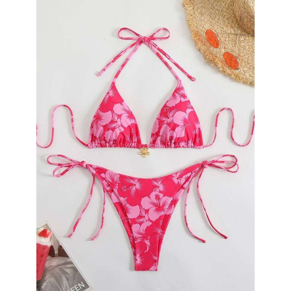 Sexy Micro Bikini Women's Swimsuit 2025 Trend Female Swimwear Two-piece Thong Bikinis Sets Beach Wear Swimming for Bathing Suit C260207