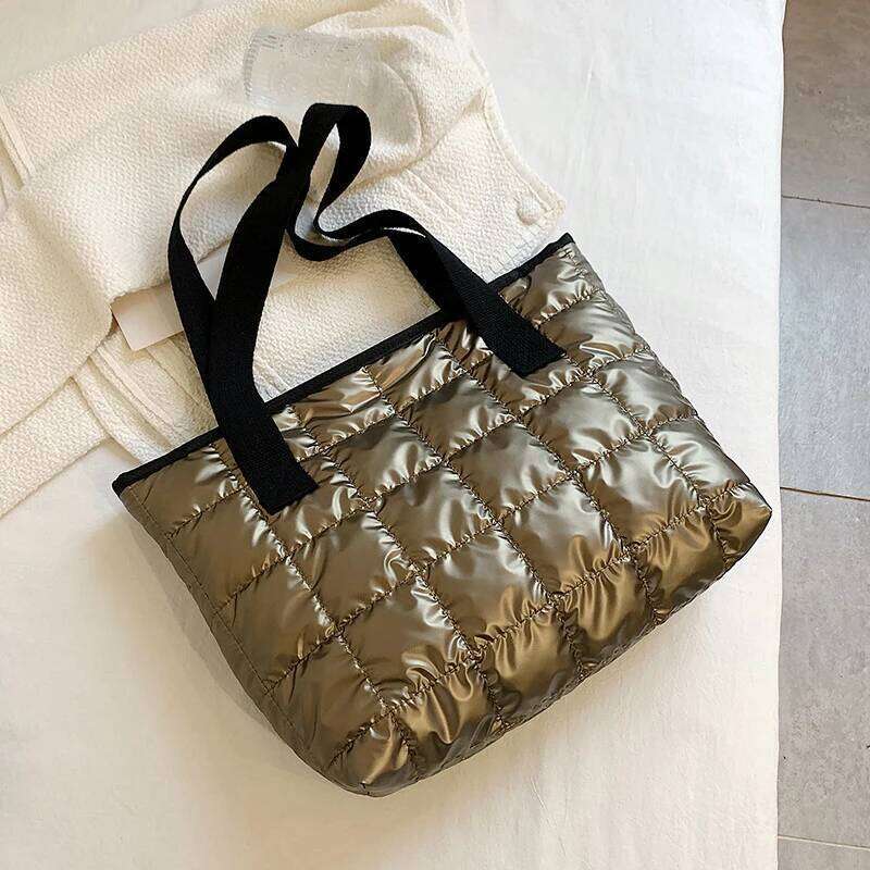 Casual Large Capacity Shoulder Bags For Women Space Cotton Handbag Totes Fashion Winter Daily Use Bag bolsa feminina C260207