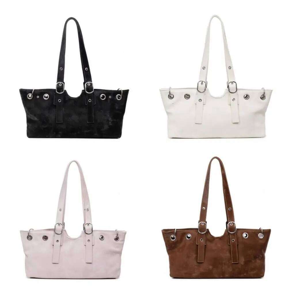 Sweet Korean Matte Solid Color PU Leather Large Capacity Handbag Tote Bag Ethnic Style Underarm Packs Women C260207