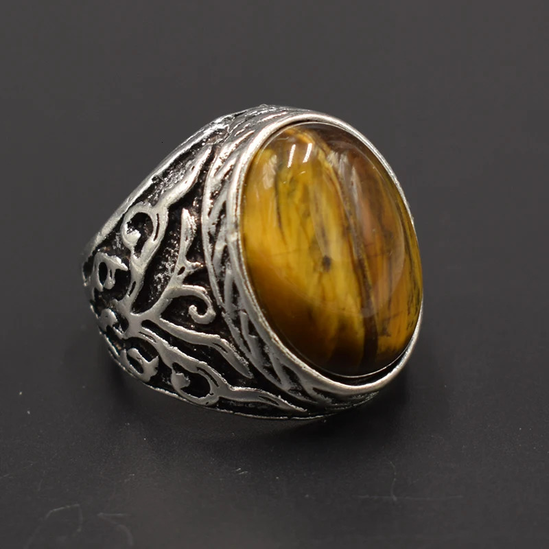est 20 Pieces Mix Vintage Men Stone Ring for Women Engagement Wedding Rings Men Jewelry 260107