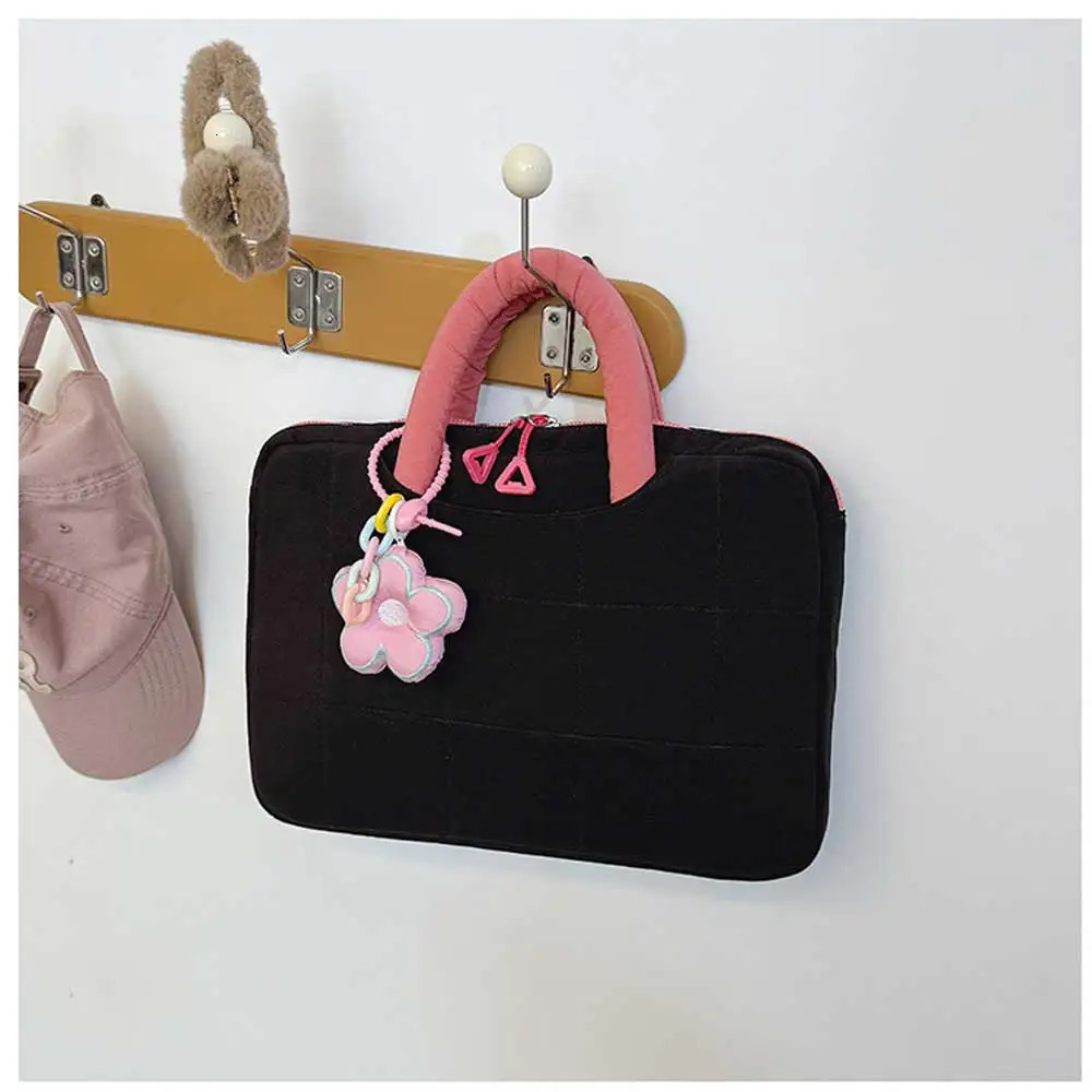 Lightweight Puffy Laptop Sleeve 14/16 Inch Laptop Briefcase Notebook Sleeve Notebook Case Portable Handbag for Women 260124