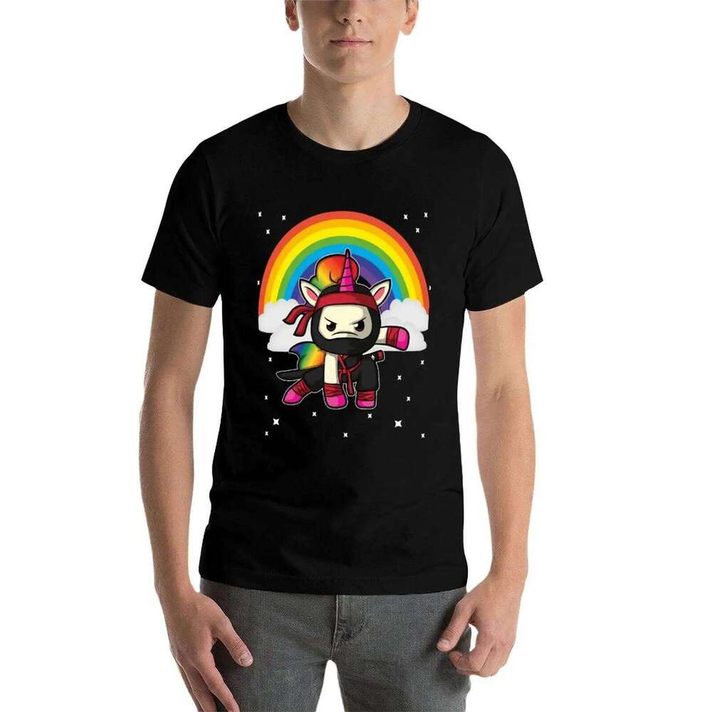 Ninja Gift Funny Unicorn designer man shirt custom T-Shirt t print C260207