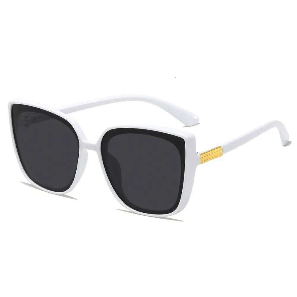 Big Frame Cat Eye Sunglasses UV400 Protection Cosplay Camping Fishing Stage Performance Oversized Sun Glasses Black Shades Y260207