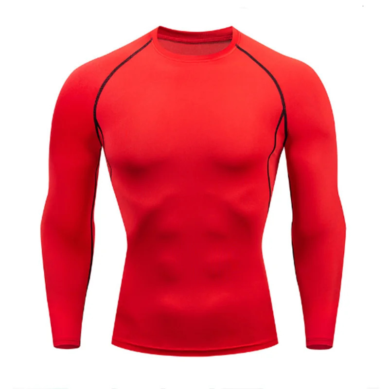 2025 Compression T Shirt Men Summer Sportswear Running T-shirt Elastic Quick Dry Sport Tops Tee Athletic Gym Workout Shirts Men 260122