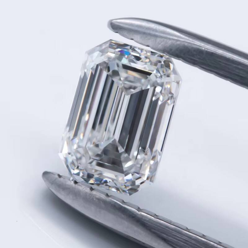 Zuanfa Jewelry China IGI Emerald Cut Loose Diamond Excellent Cut HPHT 10ct DEF VVS VS Lab Grown Diamonds