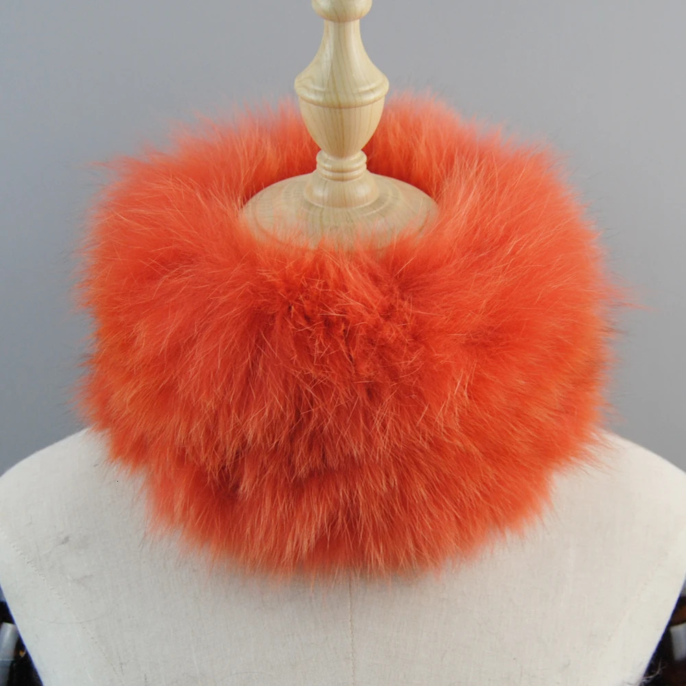 Womens Winter Warm Real Fox Fur Scarf Fur Headbands Fox Fur Scarves Neck Warmer Good Elastic Natural Fur Mufflers 260107
