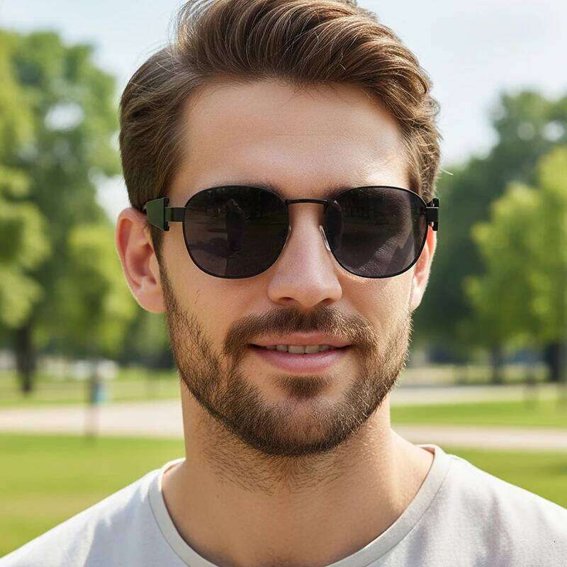 New Vintage Square-framed - Trendy Men's And Women's Sunglasses Street Photography Style Mirror Surface 2420 Y260207