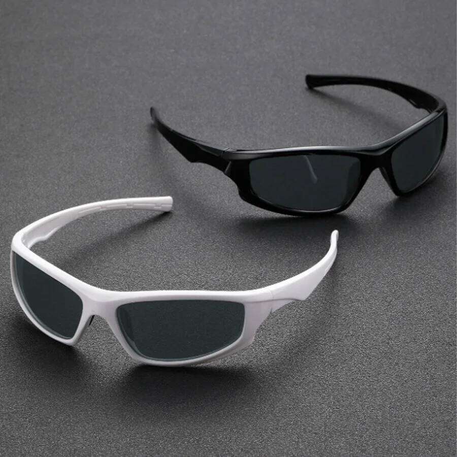 2PCS Square Frame Men's Sunglasses Combination Y2K Style Daily Street Summer Party Decoration Glasses Women Y260207