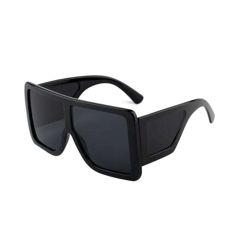 Fashion Pink Square Sunglasses Women Oversized Big Frame Sun Glasses Female Luxury Brand Designer Vintage Gradient Oculos Y260207