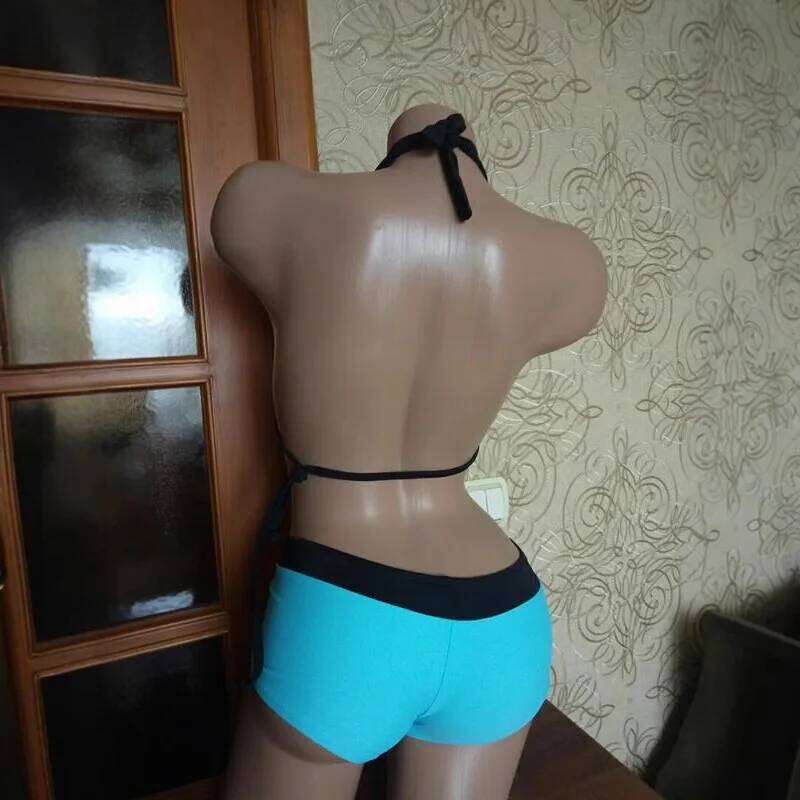 Y2K Vintage Floral Bikini Set Women 2025 Halter Triangle Tie-Back Thong High-Cut Swimwear Backless Two-Piece Beach Bathing Suit C260207