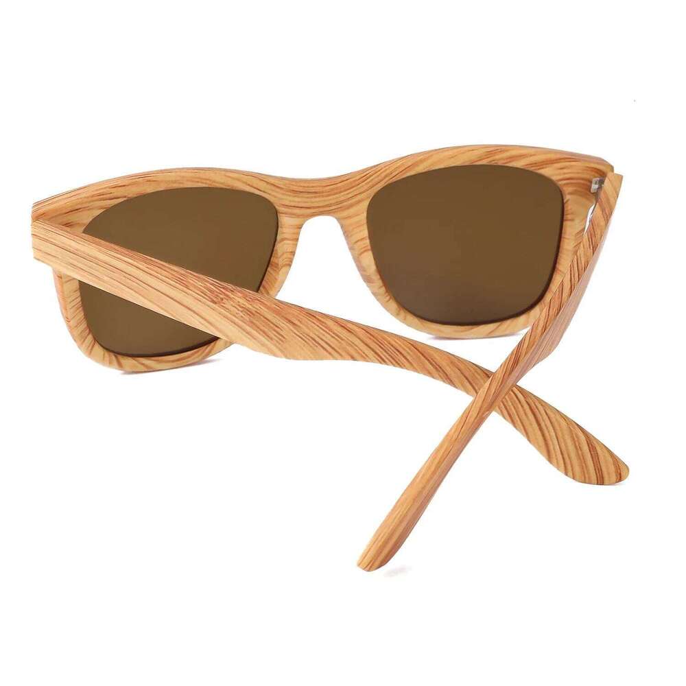 Plastics Wood Bamboo Sunglasses Men Women Classic Fashion UV400 Vintage Driving Sun Glasses Black Fishing Eyewear Y260207