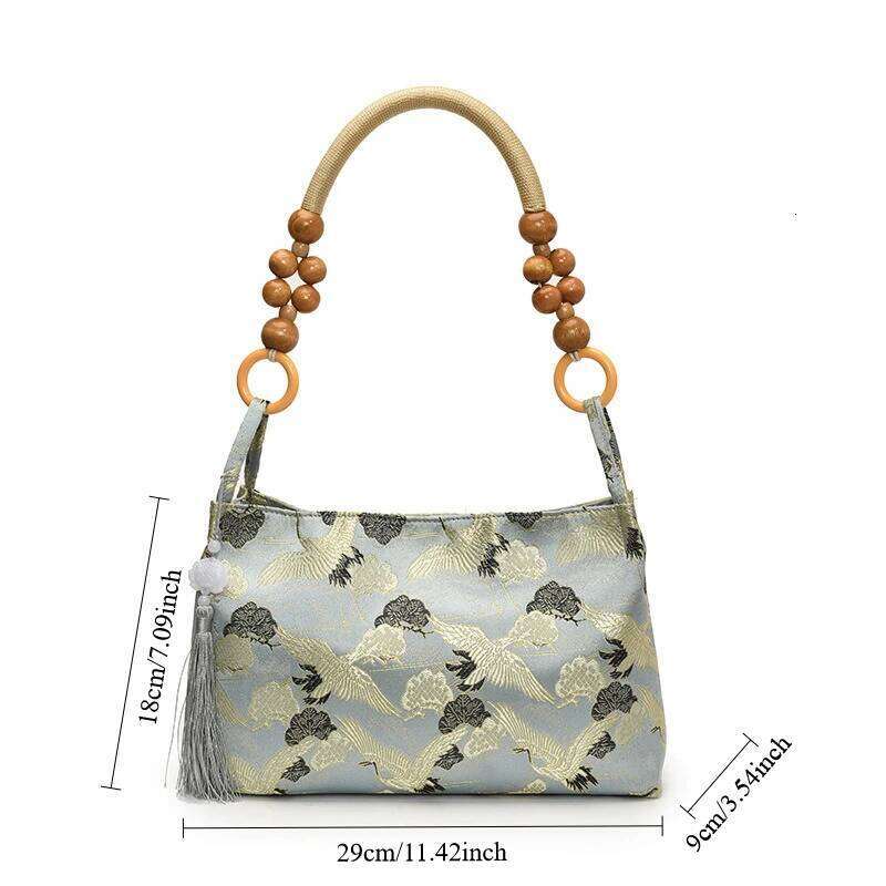 Shoulder Bags Tassel Decoration Embroidered National Style Hasp Sewing Thread Spring New Hot Sale Women's Handbags