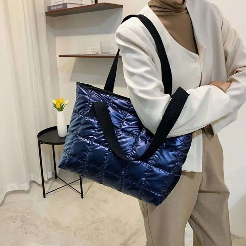 Casual Large Capacity Shoulder Bags For Women Space Cotton Handbag Totes Fashion Winter Daily Use Bag bolsa feminina C260207