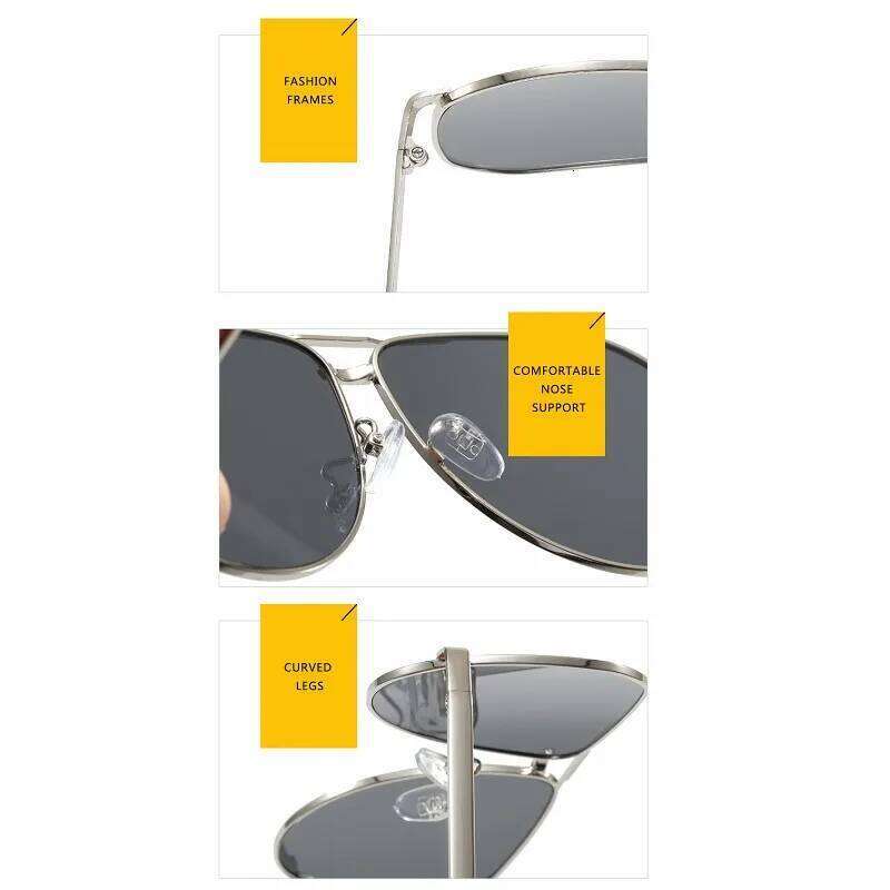 2025 Women Sunglasses Aviation Sung Glasses Retro Female Pilot Driving Travel Outdoor Ins Eyewears Oculos De Sol UV400 Y260207